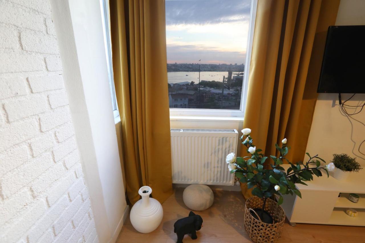 Central Flat W Sea View And Near Galata Tower Lejlighed Istanbul Eksteriør billede